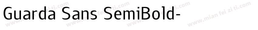 Guarda Sans SemiBold字体转换